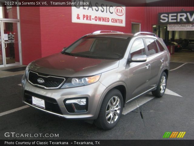 2012 Kia Sorento SX V6 in Titanium Silver