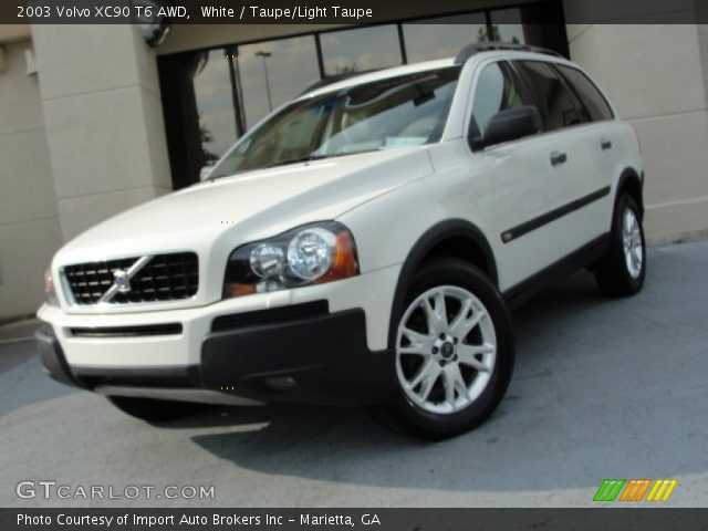2003 Volvo XC90 T6 AWD in White