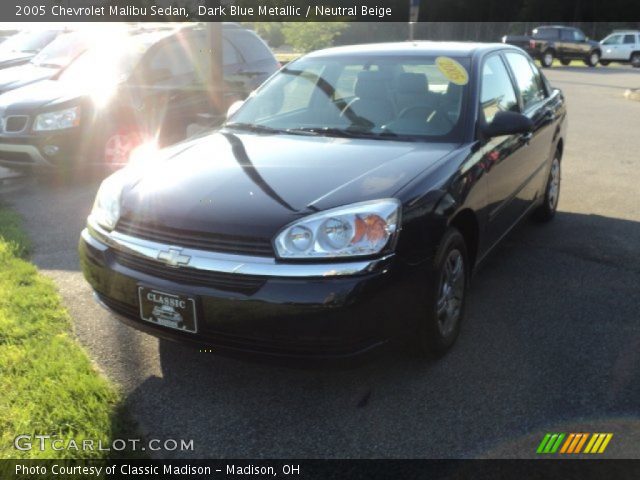 2005 Chevrolet Malibu Sedan in Dark Blue Metallic