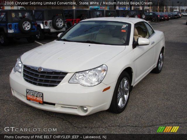 2008 Chrysler Sebring Limited Convertible in Stone White