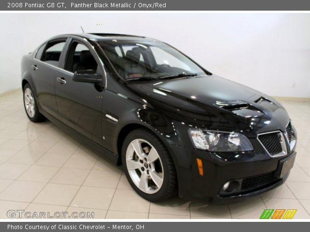 2008 Pontiac G8 GT in Panther Black Metallic