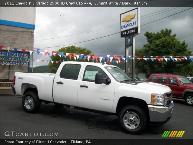 2011 Chevrolet Silverado 2500HD Crew Cab 4x4 in Summit White