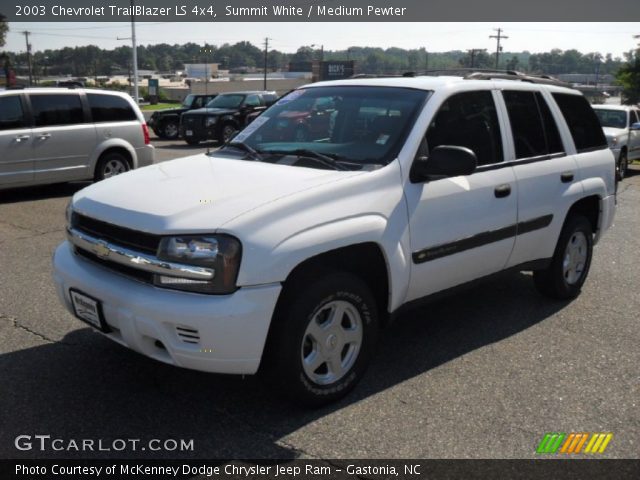 2003 Chevrolet TrailBlazer LS 4x4 in Summit White