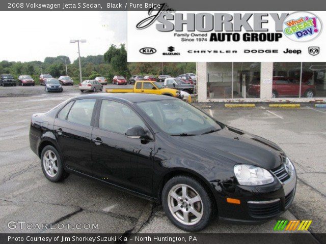 2008 Volkswagen Jetta S Sedan in Black