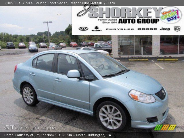2009 Suzuki SX4 Touring Sport Sedan in Vapor Blue Metallic
