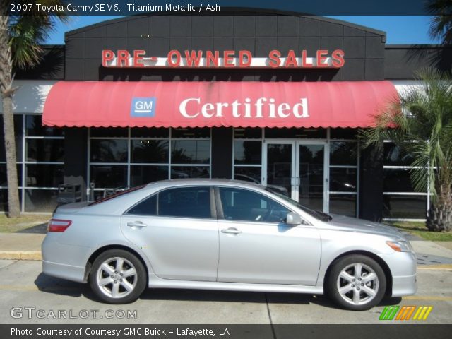 2007 Toyota Camry SE V6 in Titanium Metallic