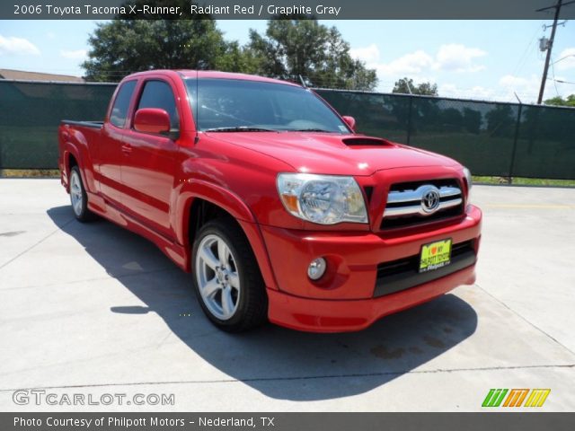 2006 Toyota Tacoma X-Runner in Radiant Red