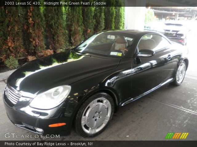 2003 Lexus SC 430 in Midnight Pine Green Pearl