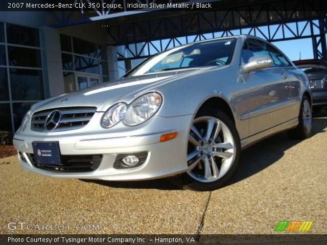 2007 Mercedes-Benz CLK 350 Coupe in Iridium Silver Metallic