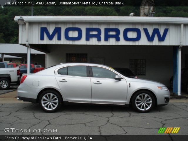 2009 Lincoln MKS AWD Sedan in Brilliant Silver Metallic