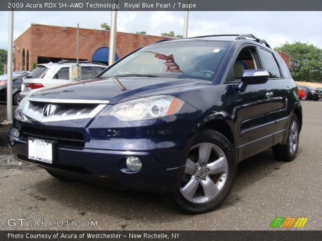 2009 Acura RDX SH-AWD Technology in Royal Blue Pearl