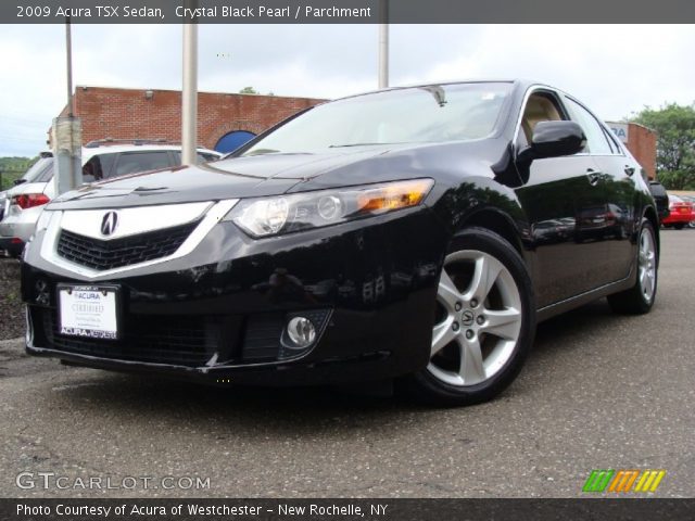 2009 Acura TSX Sedan in Crystal Black Pearl