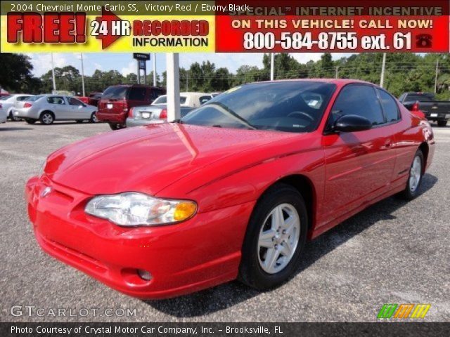 2004 Chevrolet Monte Carlo SS in Victory Red