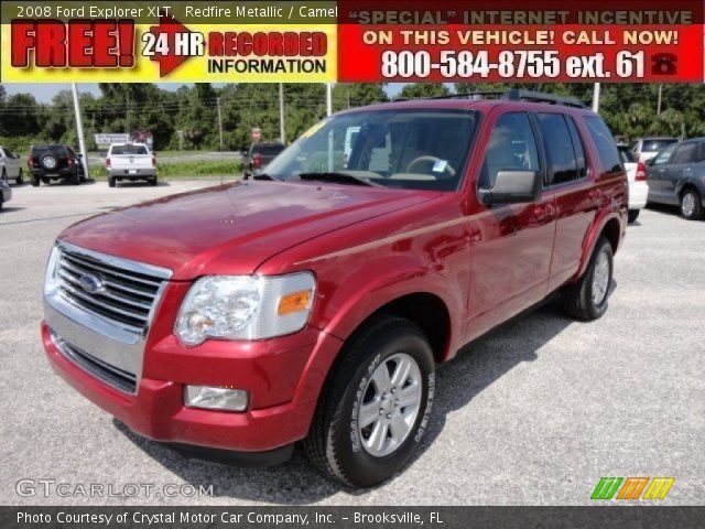 2008 Ford Explorer XLT in Redfire Metallic