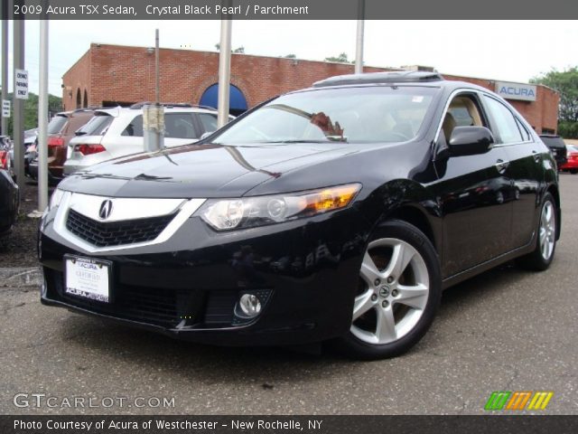 2009 Acura TSX Sedan in Crystal Black Pearl
