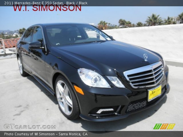 2011 Mercedes-Benz E 350 Sedan in Black
