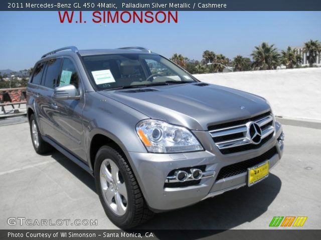 2011 Mercedes-Benz GL 450 4Matic in Palladium Silver Metallic