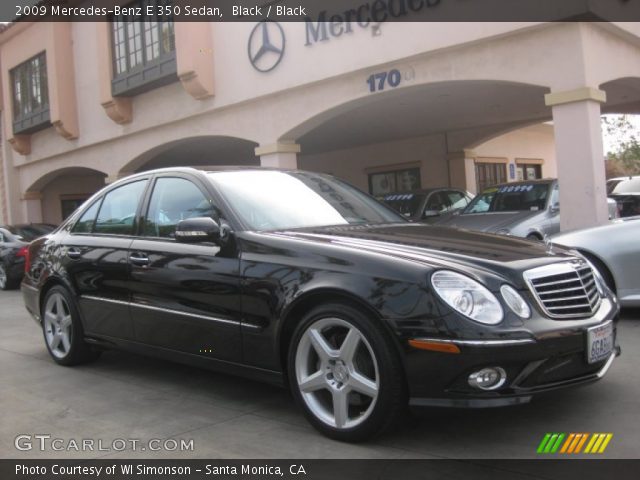 2009 Mercedes-Benz E 350 Sedan in Black