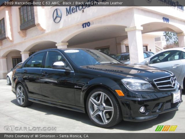 2009 Mercedes-Benz C 63 AMG in Black