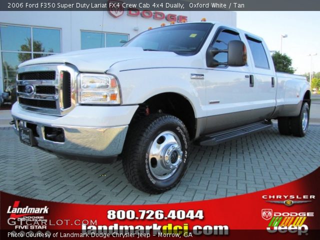 2006 Ford F350 Super Duty Lariat FX4 Crew Cab 4x4 Dually in Oxford White