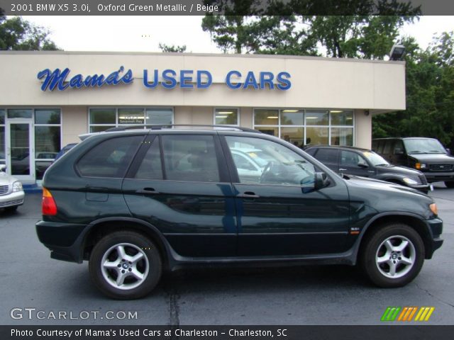 2001 BMW X5 3.0i in Oxford Green Metallic