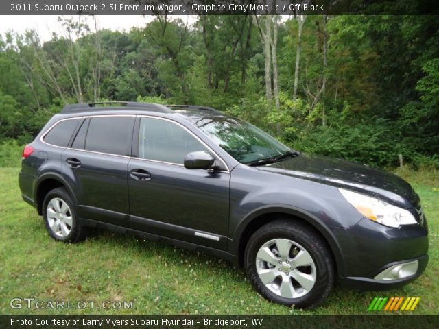 2011 Subaru Outback 2.5i Premium Wagon in Graphite Gray Metallic