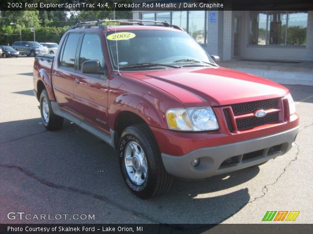 2002 Ford Explorer Sport Trac 4x4 in Toreador Red Metallic