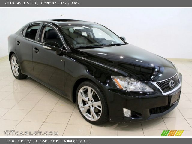 2010 Lexus IS 250 in Obsidian Black