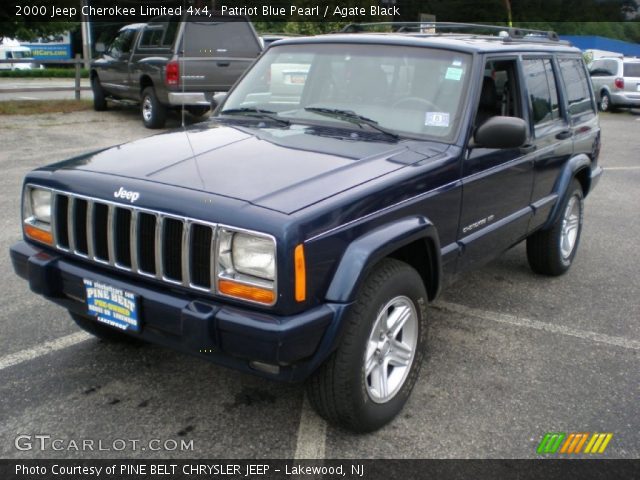 Patriot Blue Pearl 2000 Jeep Cherokee Limited 4x4 Agate