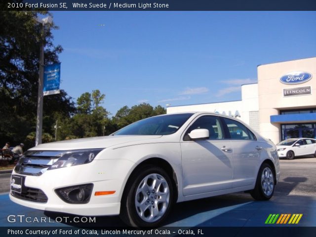2010 Ford Fusion SE in White Suede
