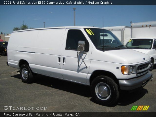 2001 Ford E Series Van E350 Commercial in Oxford White