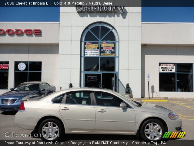 2008 Chevrolet Impala LT in Gold Mist Metallic
