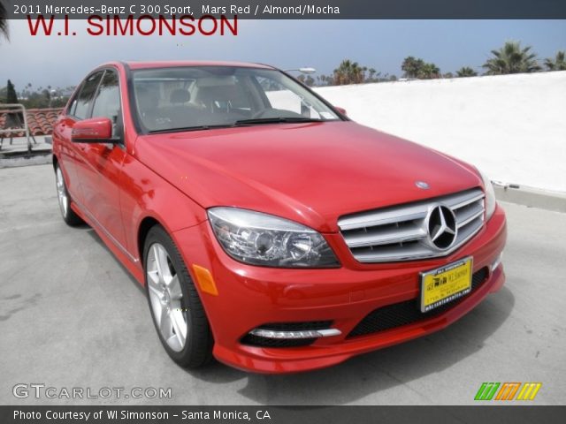 2011 Mercedes-Benz C 300 Sport in Mars Red