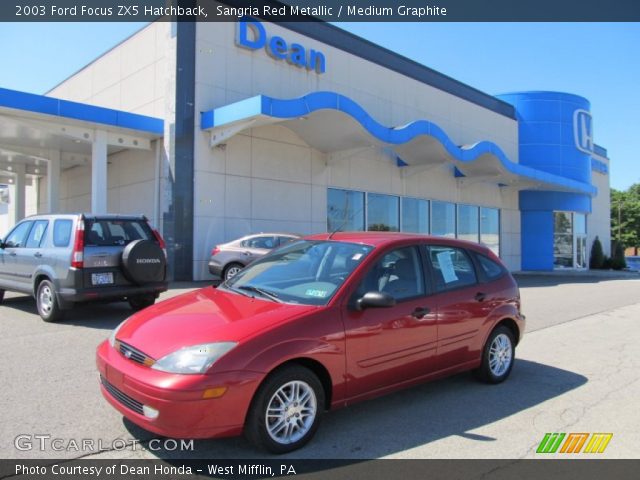 2003 Ford Focus ZX5 Hatchback in Sangria Red Metallic