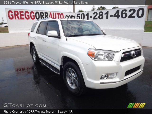 2011 Toyota 4Runner SR5 in Blizzard White Pearl