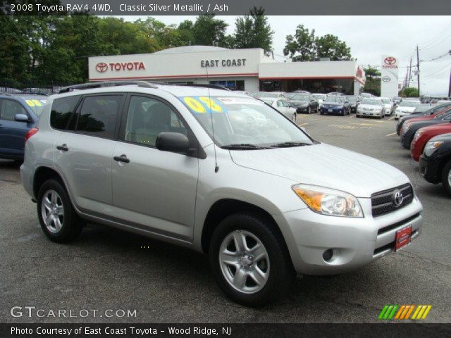 2008 Toyota RAV4 4WD in Classic Silver Metallic