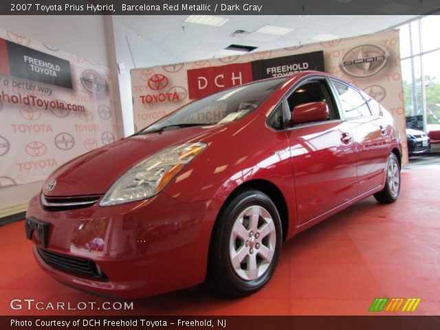 2007 Toyota Prius Hybrid in Barcelona Red Metallic