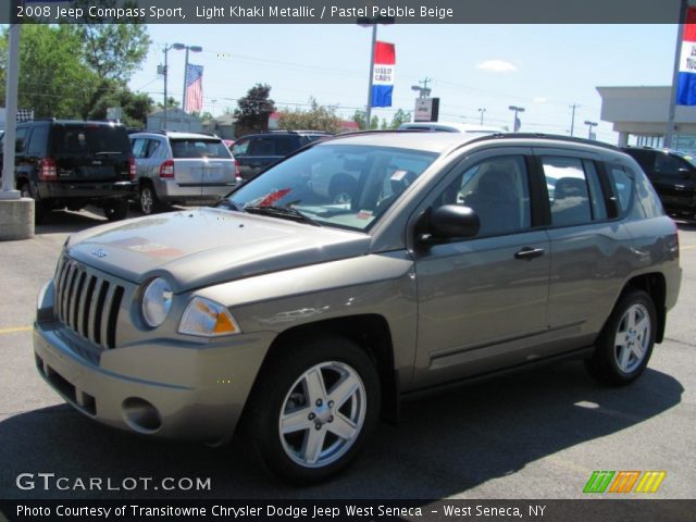 2008 Jeep Compass Sport in Light Khaki Metallic