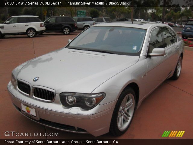 2003 BMW 7 Series 760Li Sedan in Titanium Silver Metallic