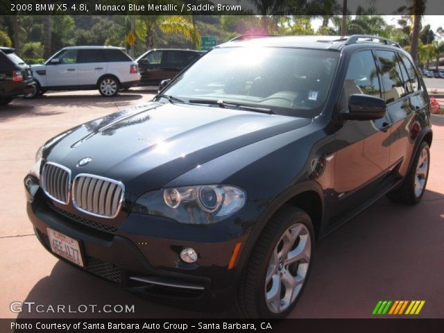 2008 BMW X5 4.8i in Monaco Blue Metallic