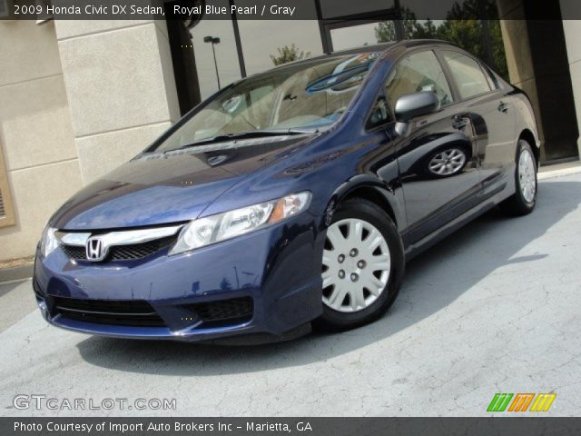 2009 Honda Civic DX Sedan in Royal Blue Pearl