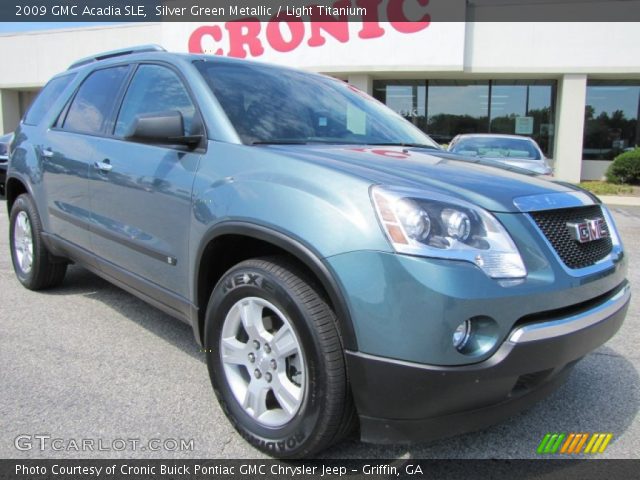 2009 GMC Acadia SLE in Silver Green Metallic