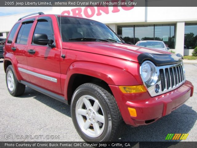 2005 Jeep Liberty Limited in Inferno Red Crystal Pearl