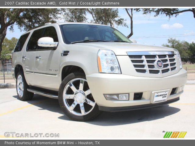2007 Cadillac Escalade AWD in Gold Mist