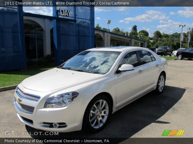 2011 Chevrolet Malibu LTZ in White Diamond Tricoat