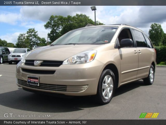 2005 Toyota Sienna LE in Desert Sand Mica