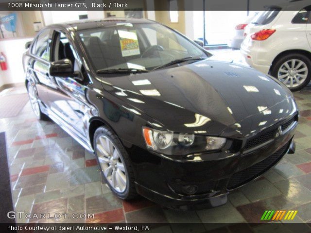 2008 Mitsubishi Lancer GTS in Black