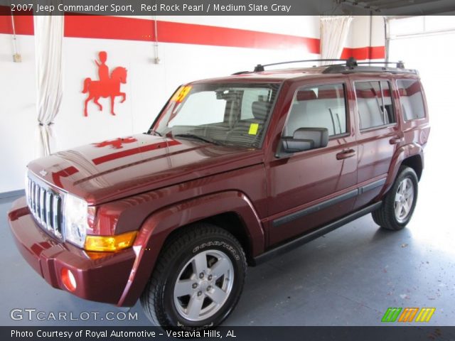 2007 Jeep Commander Sport in Red Rock Pearl