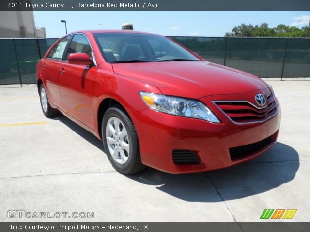 2011 Toyota Camry LE in Barcelona Red Metallic