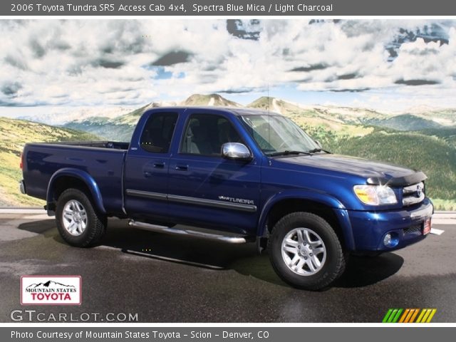 2006 Toyota Tundra SR5 Access Cab 4x4 in Spectra Blue Mica